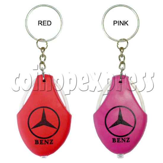 Car Wheel Light-up Key Rings 13463