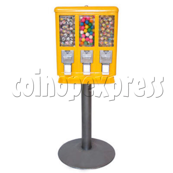 Triple Head Candy Vending Machine with Iron Stand 14258