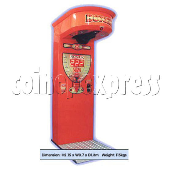 Boxer Punch Machine (Plain Colours) 14376