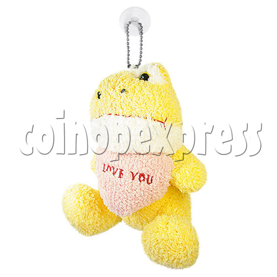 5.5" Plush Flogs with Embroidered Heart 15508