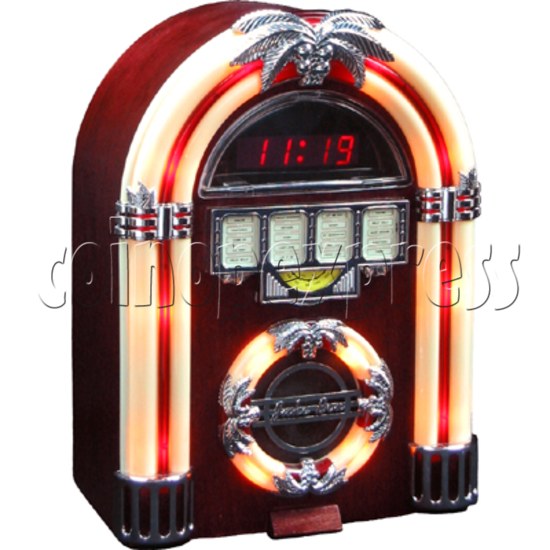 Radio Juke Box - 2 with Led Clock 16259