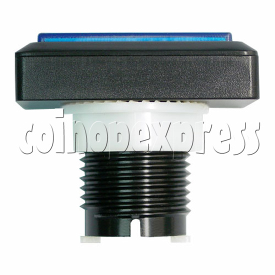 Rectangular Illuminated Push Button With LED Light - Square Edge 17582