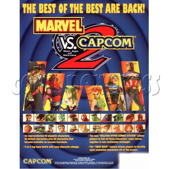 Marvel Vs Capcom 2 software -artwork