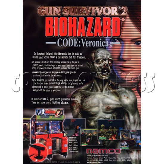 Gun Survivor 2 Biohazard - Code: Veronica Twin 18680