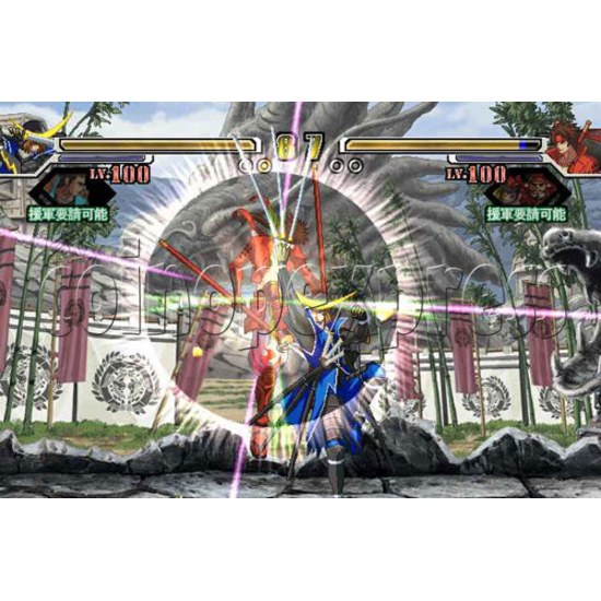 Sengoku Basara X Arcade Game kit -game play 2