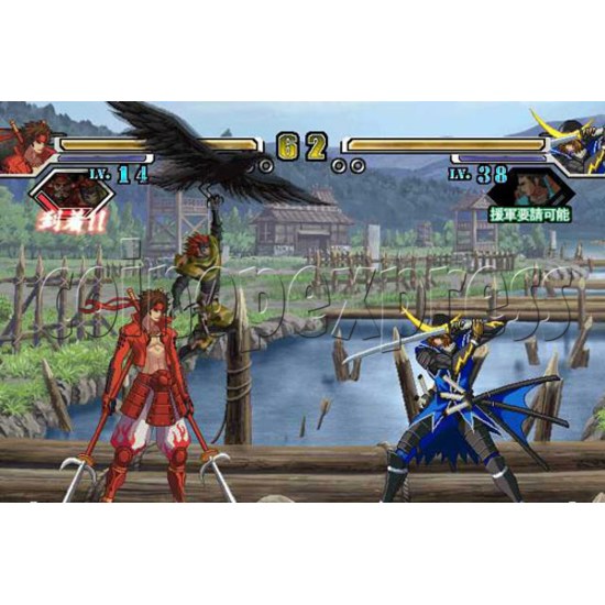 Sengoku Basara X Arcade Game kit -game play 3