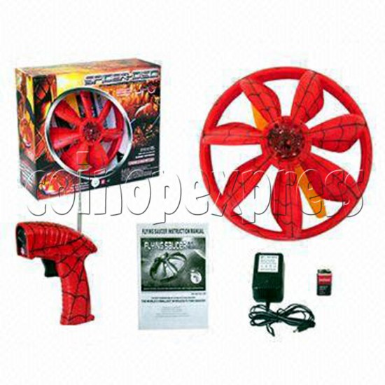 Eclipse Rebound UFO RED Remote Controlled flying disc RC 