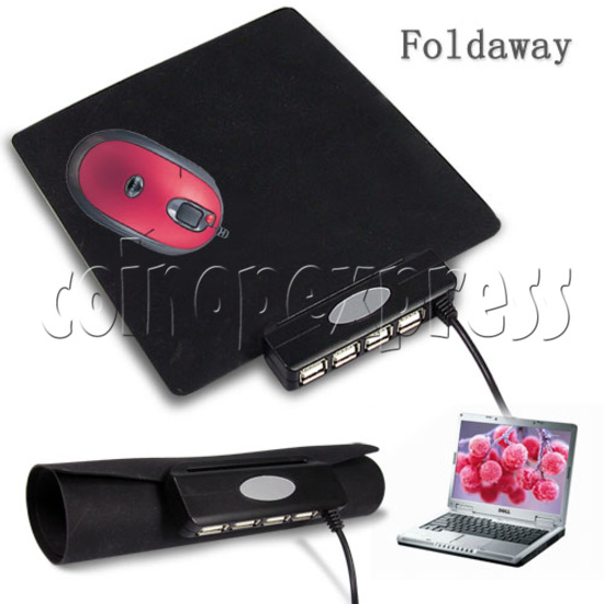 Foldaway Mouse Pad with USB Hub 19905