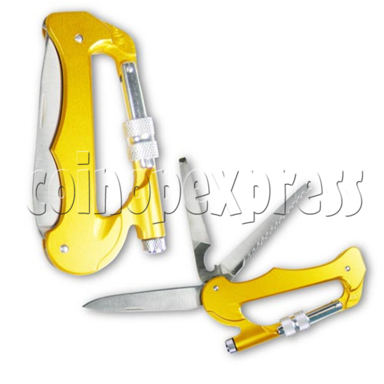 Carabiner tool set with LED Light 20073