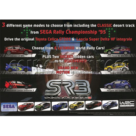 Sega Rally 3 motion simulation 20977