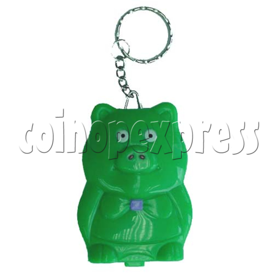 Green Pig Calculator Key Chain 2117