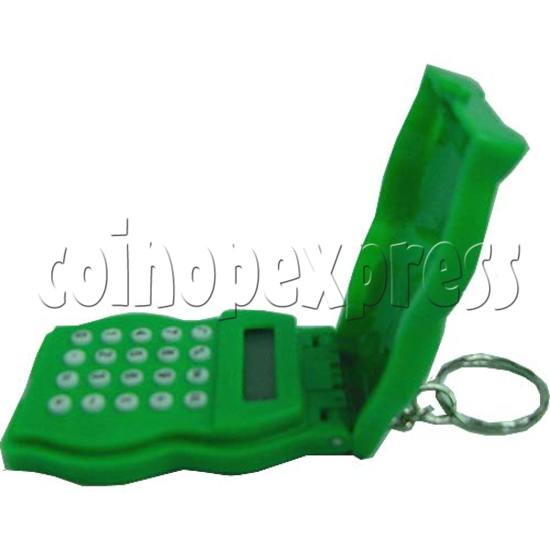 Green Pig Calculator Key Chain 2119