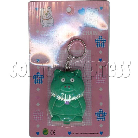 Green Pig Calculator Key Chain 2121