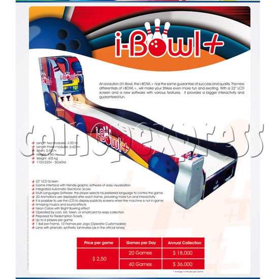 iBowl Plus (ten pins bowling machine) 22264