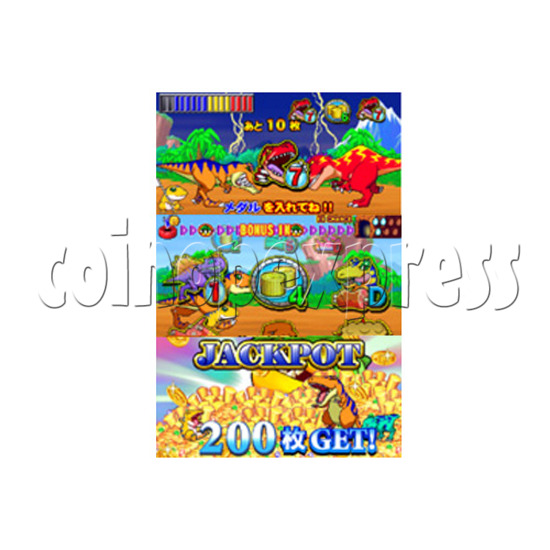 Dino king III coin pusher (6 players) 22997