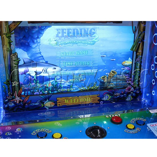 Feeding Frenzy 3 Ticket Redemption Machine - screen