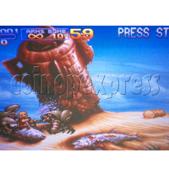 16 in 1 Arcade game cartridge  MVS 8 - Game Play - 2