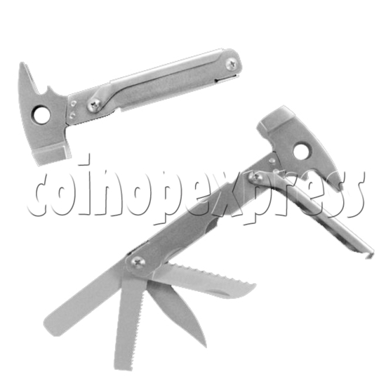 Multi Function Folding Tool With Claw Hammer and Knife 23923