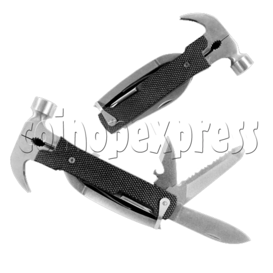 Multi Function Folding Tool With Claw Hammer and Knife 23924