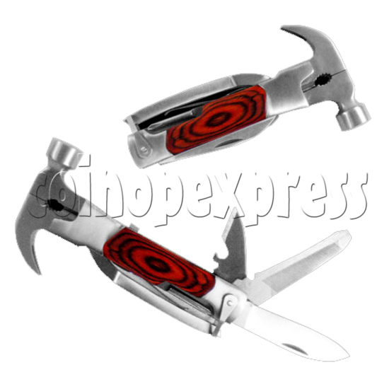 Multi Function Folding Tool With Claw Hammer and Knife 23926
