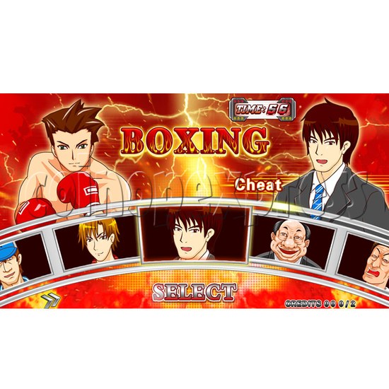 Punch Machine: 32" LCD live boxing 24024