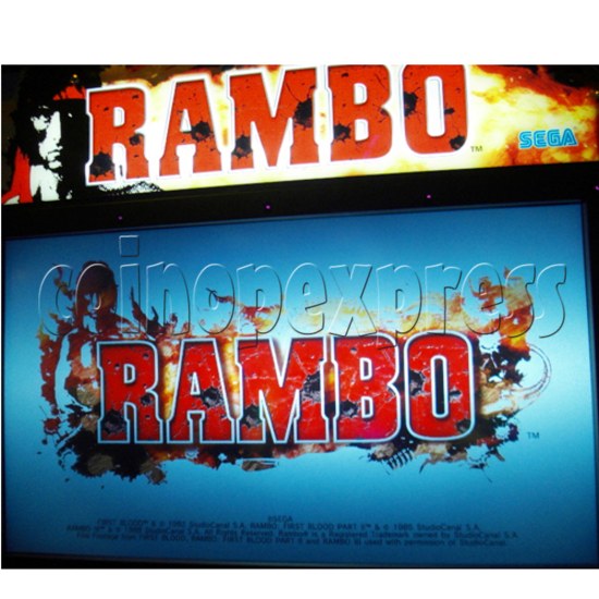 Rambo arcade machine (55 inch LCD screen) 24204