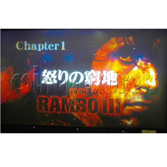 Rambo arcade machine (55 inch LCD screen) 24206