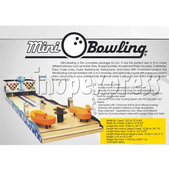 Mini Bowling Machine (3 modules) 24620
