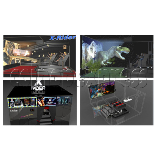 X Rider - motion theater (4 players) 24670