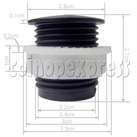 24mm Button Hole Dummy Cover 24931