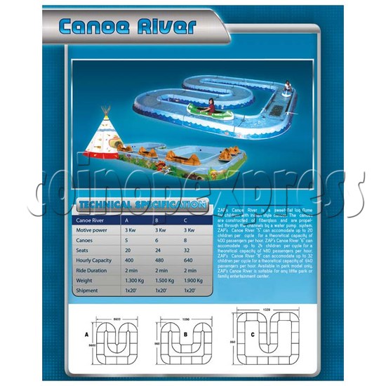 8 Canoe River (32 Players) 25037