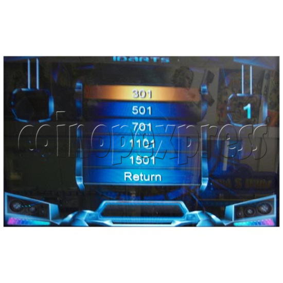 Electronic Dart Machine With Advertising Screen 25111