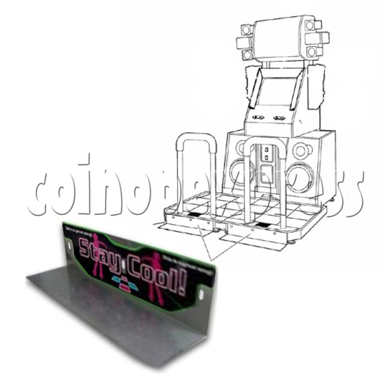 DDR Stage Metal Supporter 25238
