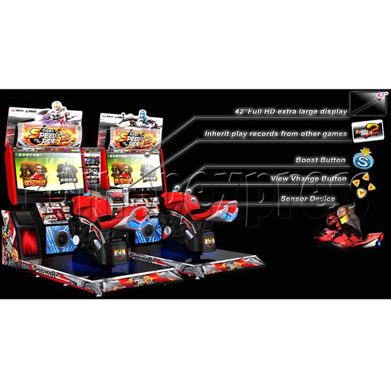 Speed Rider 2 Twin Racing Machine 25960