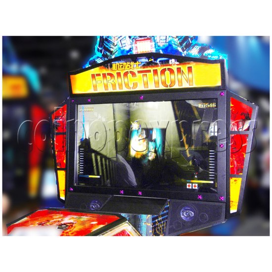 FRICTION gun shoot arcade game 26433