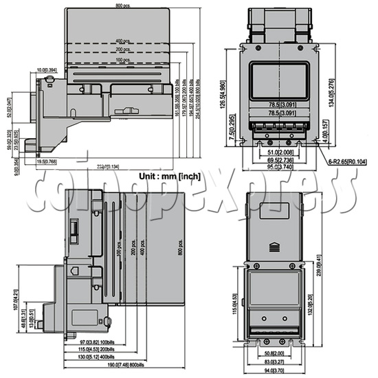 Bill Acceptor A7 26848