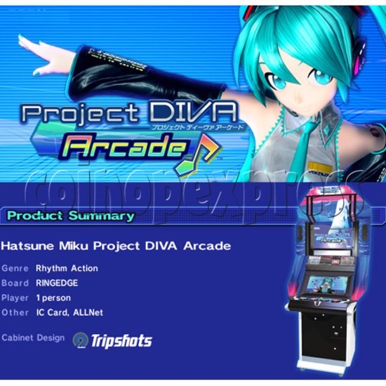 Hatsune Miku Project Diva Arcade machine 27072