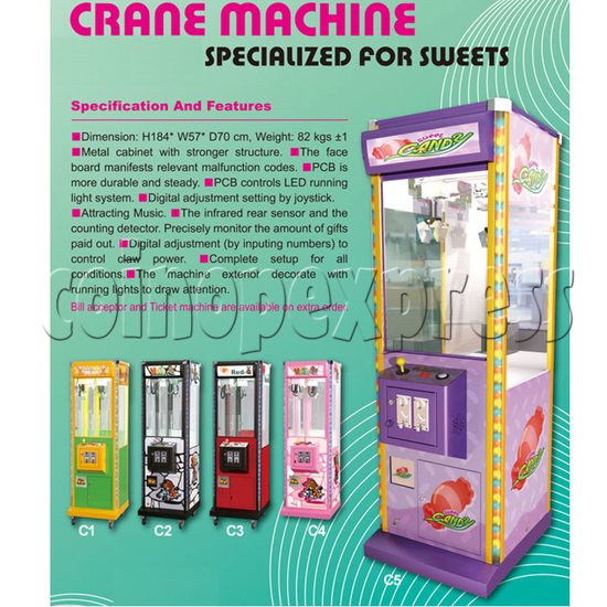 Taiwan candy crane machine: 22 inch Knight Age 27554