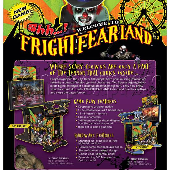 Fright Fear Land DX (with 50 inch LCD screen) 27817
