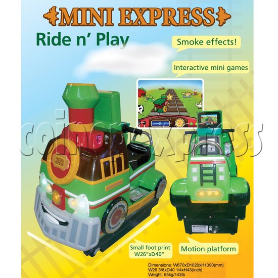 Motion Kiddie Rides - Mini Train 28221