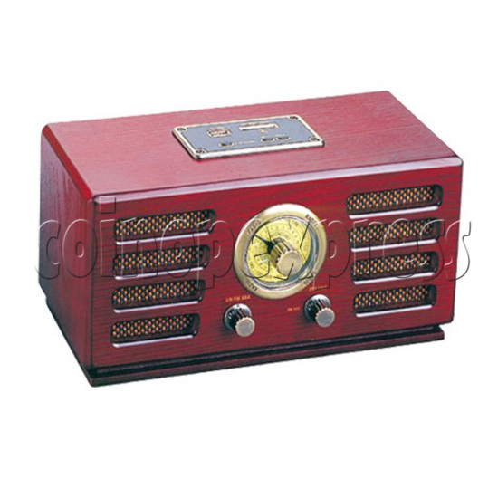 Wooden Radio Jukebox with USB/ SD/ MMC Card player 28518