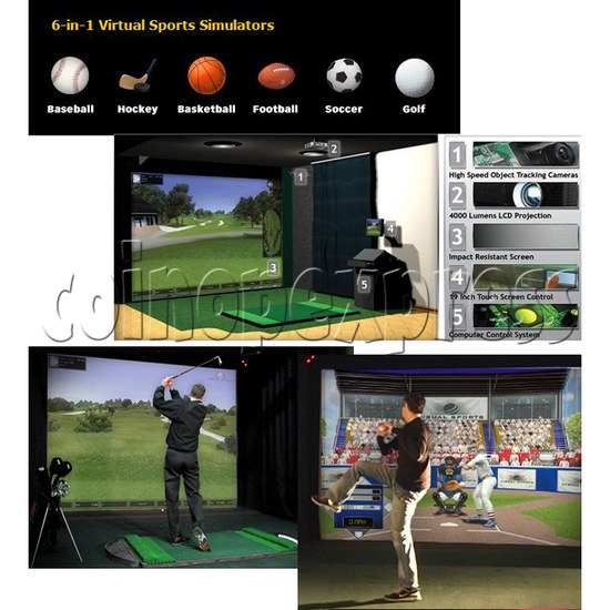 Visual Sports Simulators (6 in 1) 29095
