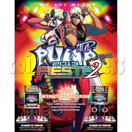 Pump It Up Fiesta 2 2013 Arcade Edition Full Kit 29837