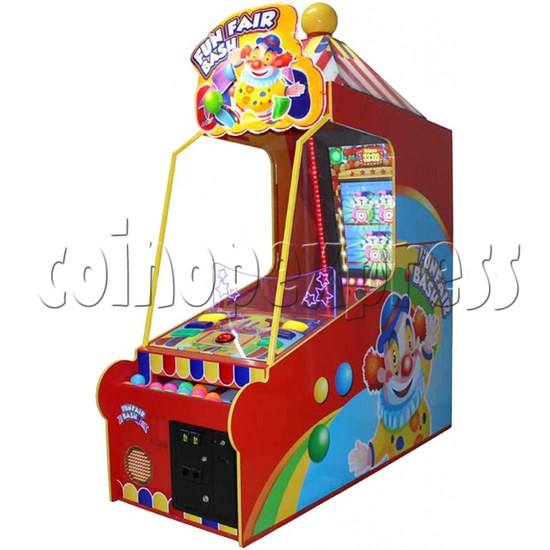 Fun Fair Bash Ball Toss Redemption Machine-stop production 30896