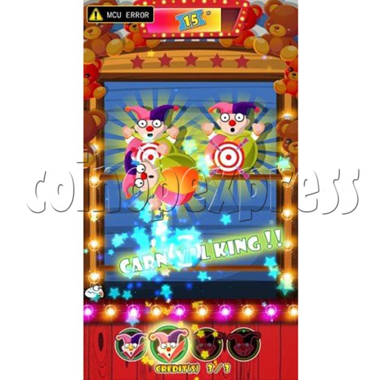 Fun Fair Bash Ball Toss Redemption Machine-stop production 30899