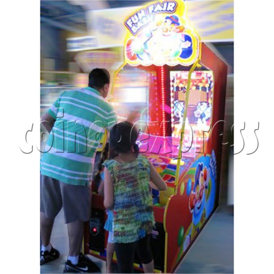 Fun Fair Bash Ball Toss Redemption Machine-stop production 30903