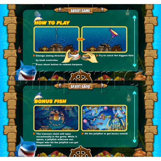 Fish Lagoon Redemption Arcade Game (4 players) 30965
