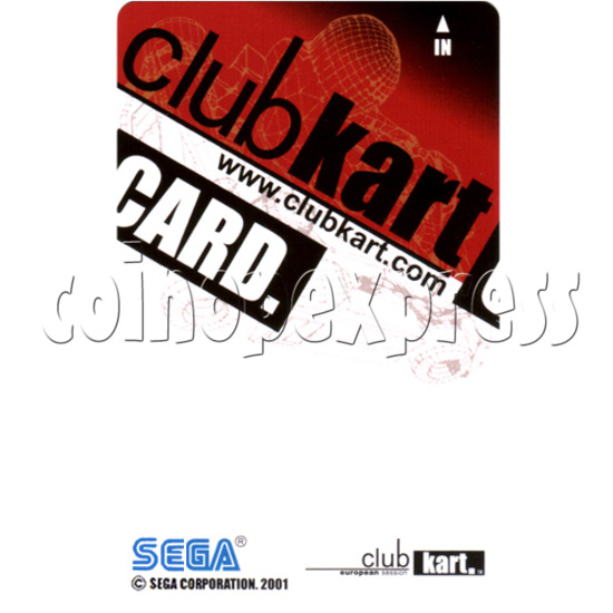 IC Card for Sega Club Kart: European Session 31074