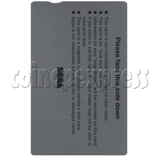 IC Card for Sega Club Kart: European Session 31075