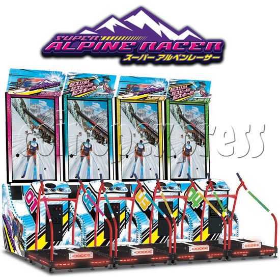 Super Alpine Racer Video Arcade Skiing Game  31794
